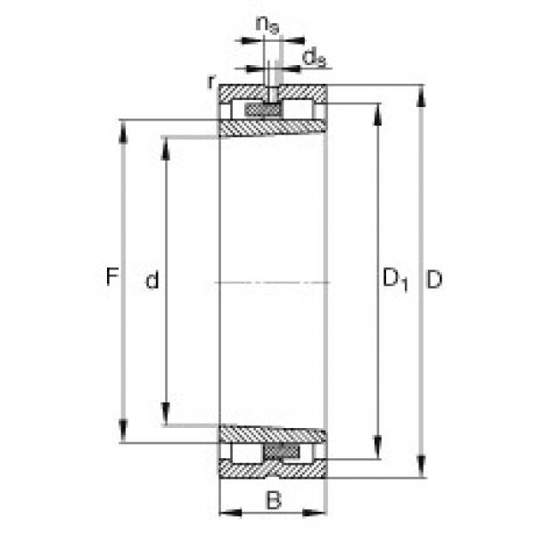 FAG محامل أسطوانية - NNU4928-S-K-M-SP #1 image