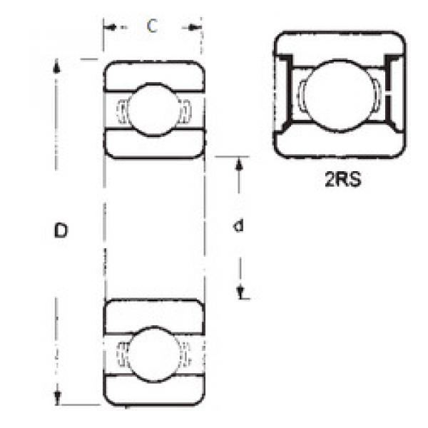 المحامل 1635-2RS FBJ #1 image