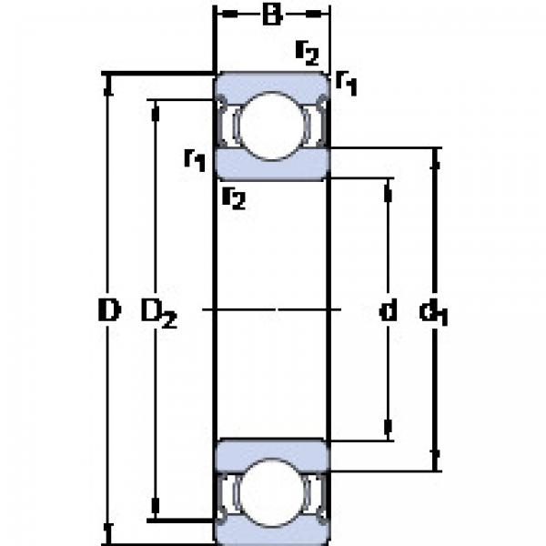 المحامل 6021-2Z SKF #1 image