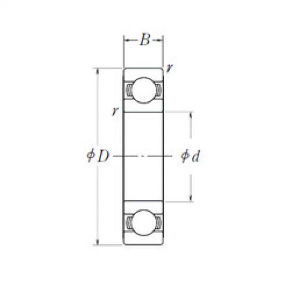 المحامل 6008L11-H-20 NSK #1 image