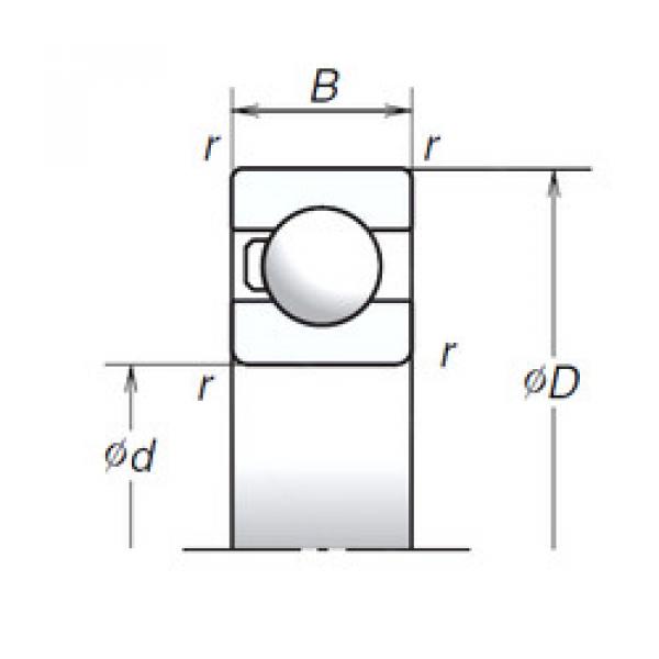 المحامل 6001T1X NSK #1 image