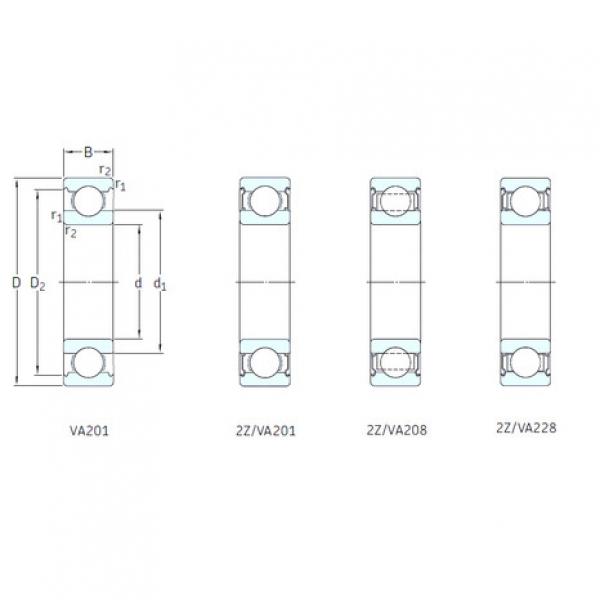 المحامل 6306/VA201 SKF #1 image