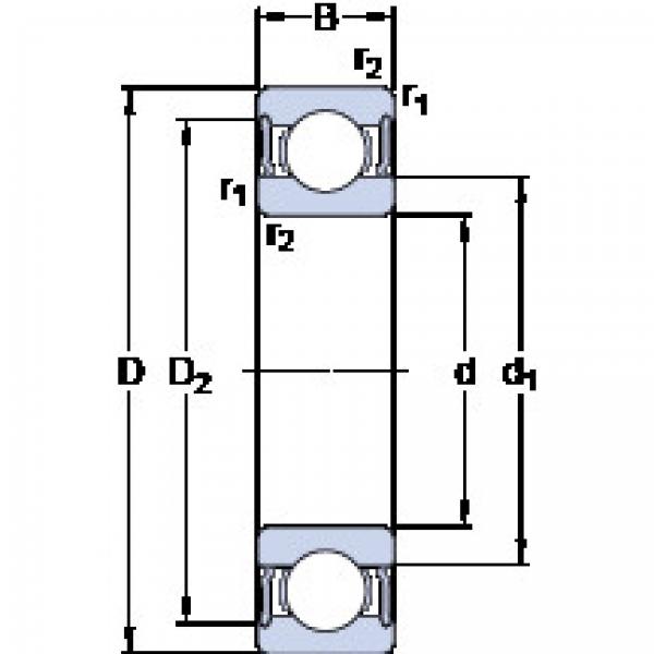 المحامل 6019-2RS1 SKF #1 image