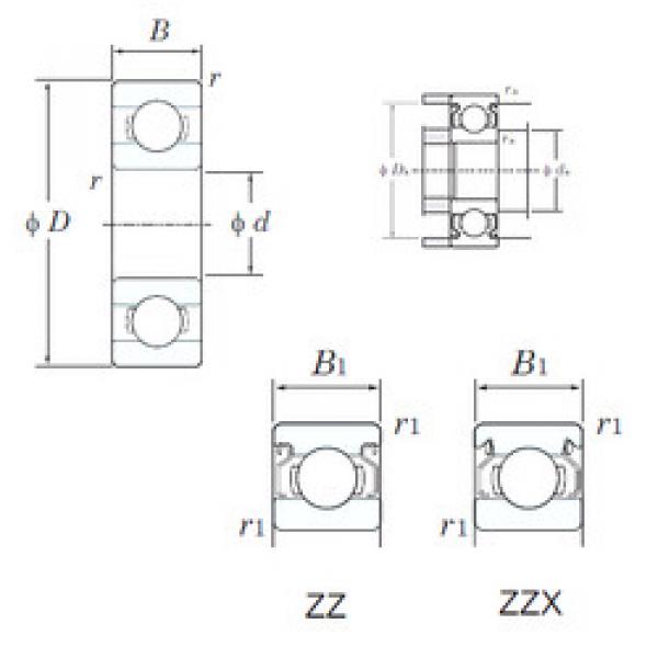 المحامل WML7011ZZX KOYO #1 image