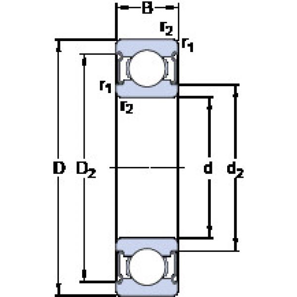 المحامل W 61803-2Z SKF #1 image