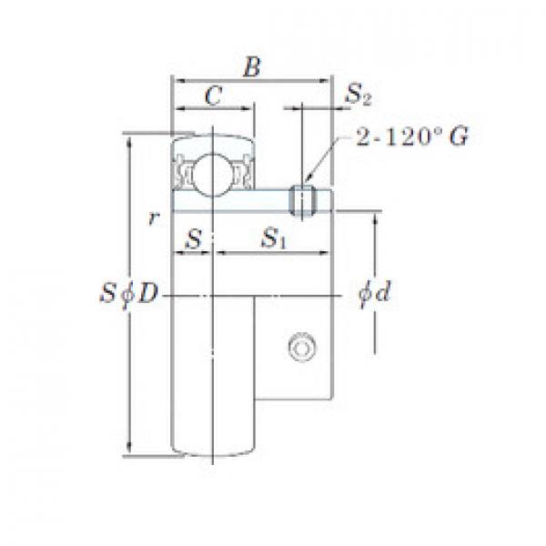 المحامل UC310 KOYO #1 image