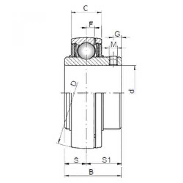 المحامل UC208 CX #1 image