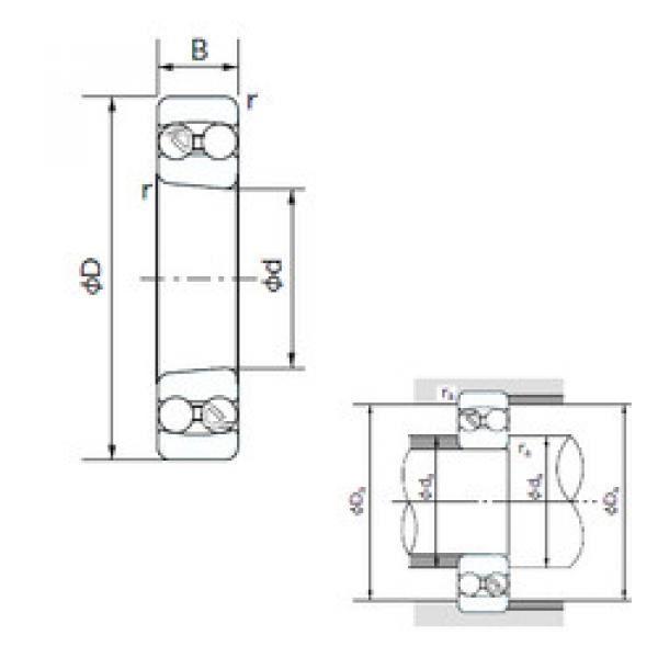 Bearing 1222K NACHI #1 image