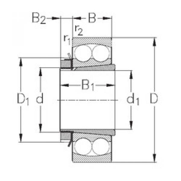 Bearing 2213-K+H313 NKE #1 image