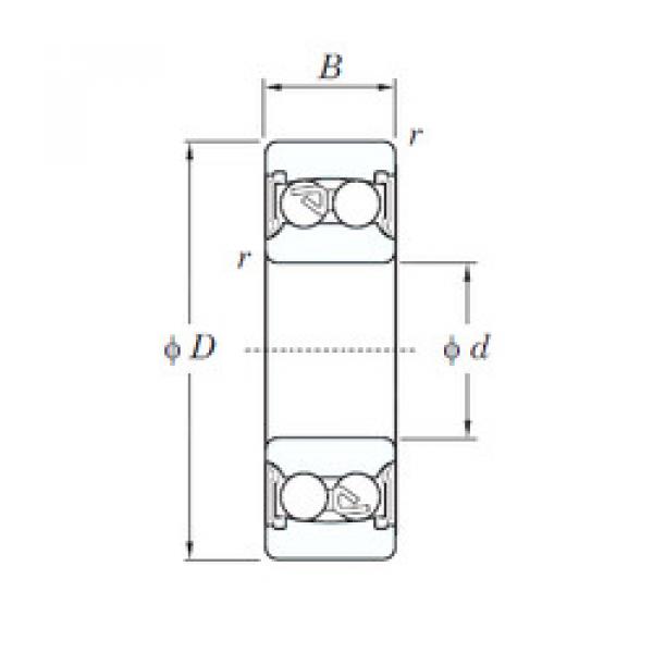 Bearing 2208-2RS KOYO #1 image