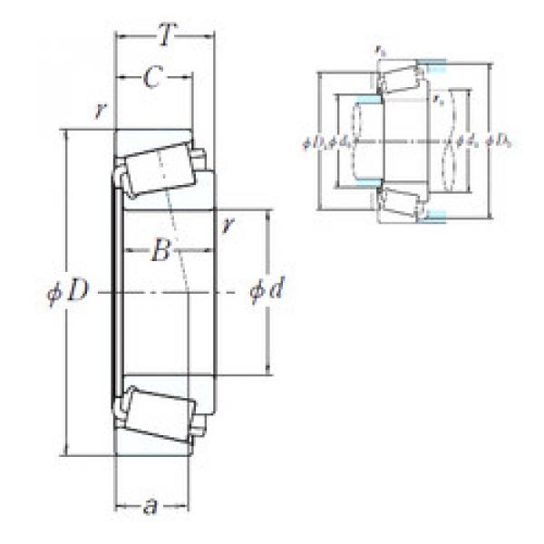 المحامل EE350750-N1/351687 NSK #1 image