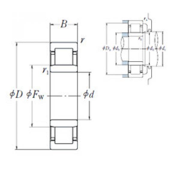 المحامل NU 212 EW NSK #1 image