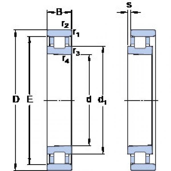 المحامل N 1012 KPHA/HC5SP SKF #1 image