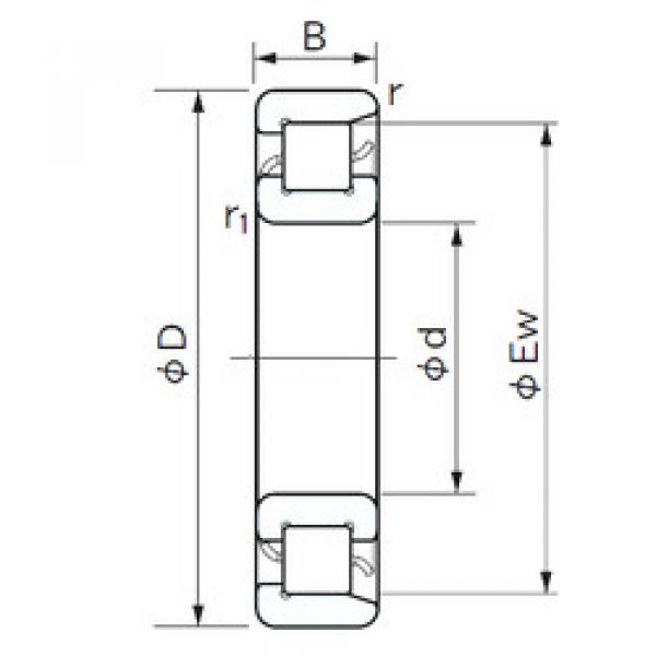 المحامل NF 1018 NACHI #1 image