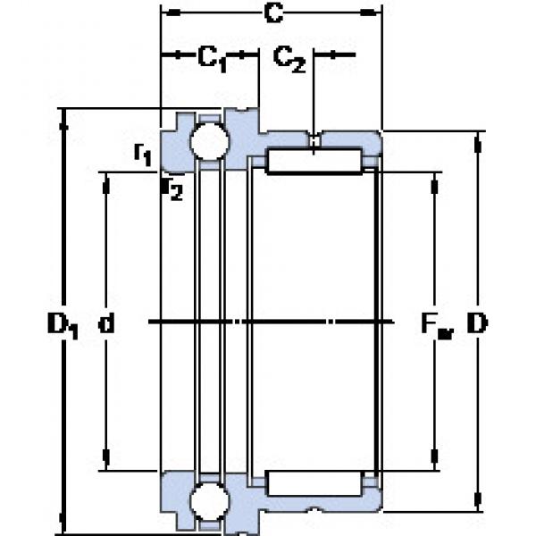 المحامل NKX 25 SKF #1 image