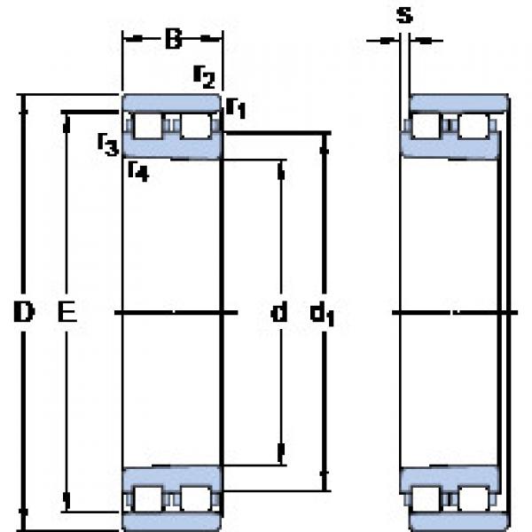 المحامل NN 3020 KTN9/SP SKF #1 image