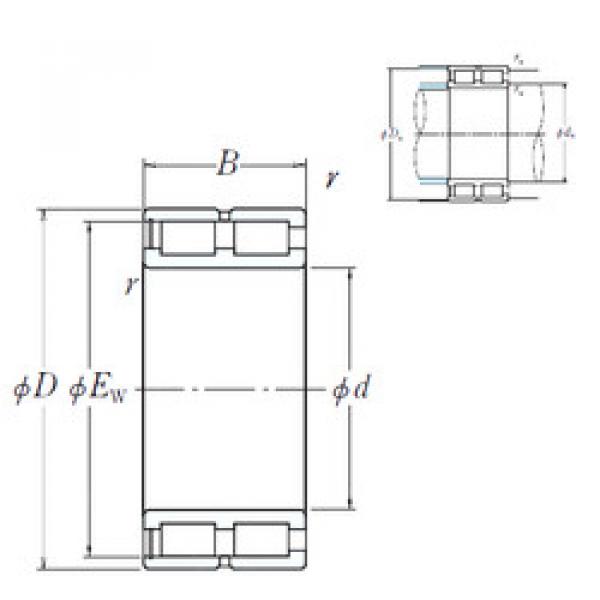 المحامل NNCF4940V NSK #1 image