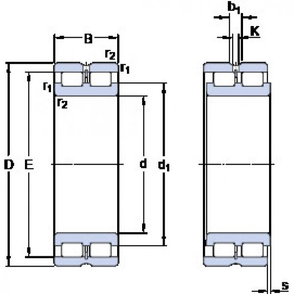 المحامل NNCL 4944 CV SKF #1 image