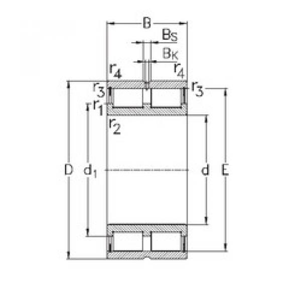 المحامل NNCL4956-V NKE #1 image