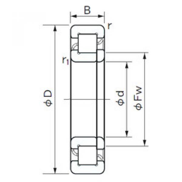 المحامل NUP 214 E NACHI #1 image