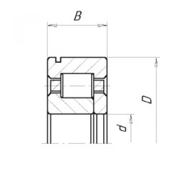 المحامل O25-5AC3 NSK #1 image