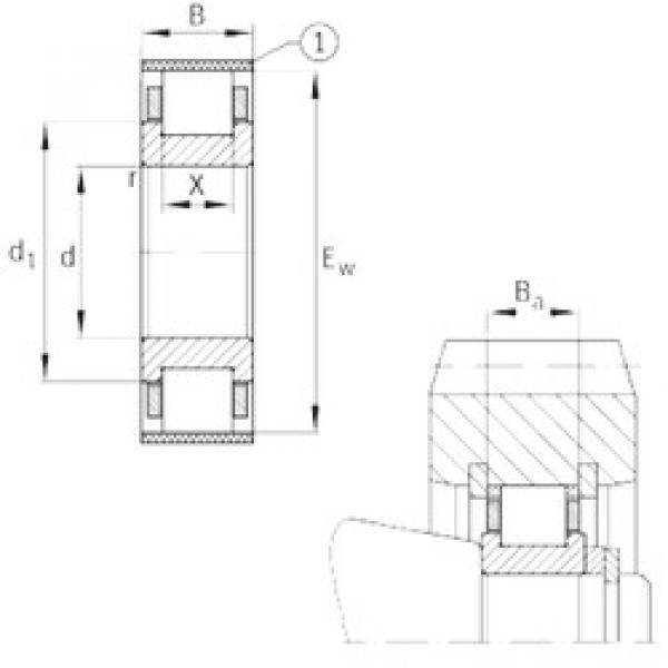 المحامل RN207-E-MPBX FAG #1 image