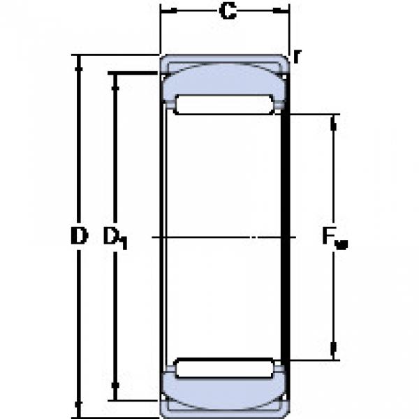 المحامل RPNA 18/32 SKF #1 image