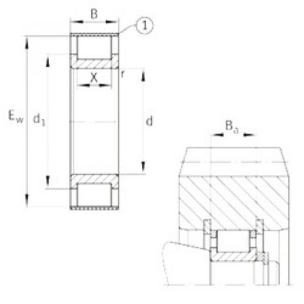 المحامل RSL182308-A INA #1 image