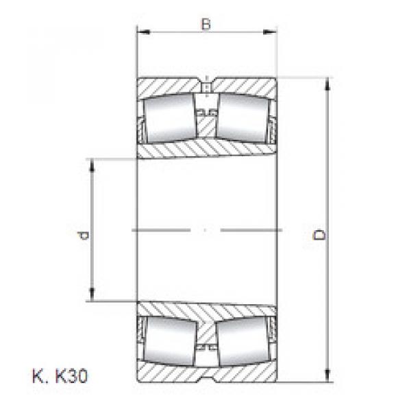 المحامل 22213 KW33 ISO #1 image