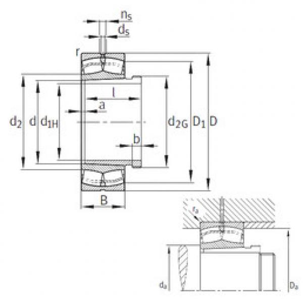 المحامل 23240-B-K-MB+AH3240 FAG #1 image