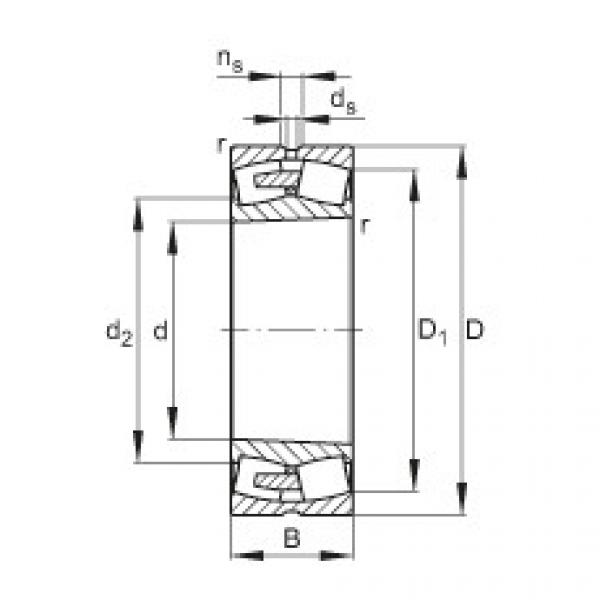 المحامل 23160-E1A-K-MB1 FAG #1 image