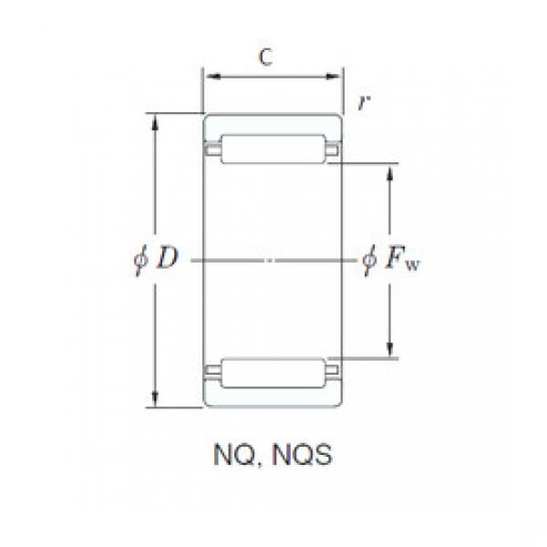 المحامل NQ22/16 KOYO #1 image