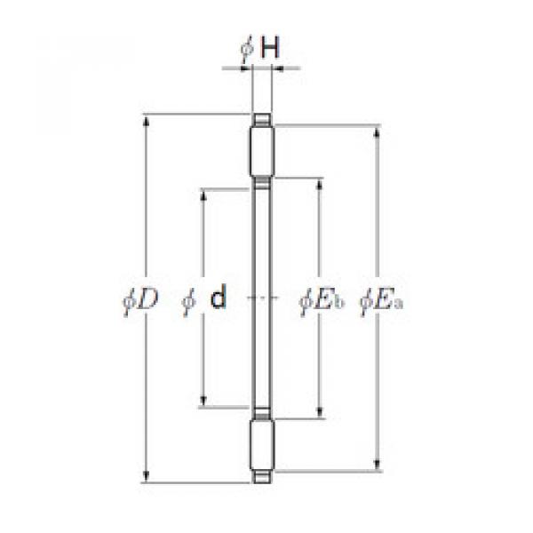 المحامل AXK1124 NTN #1 image