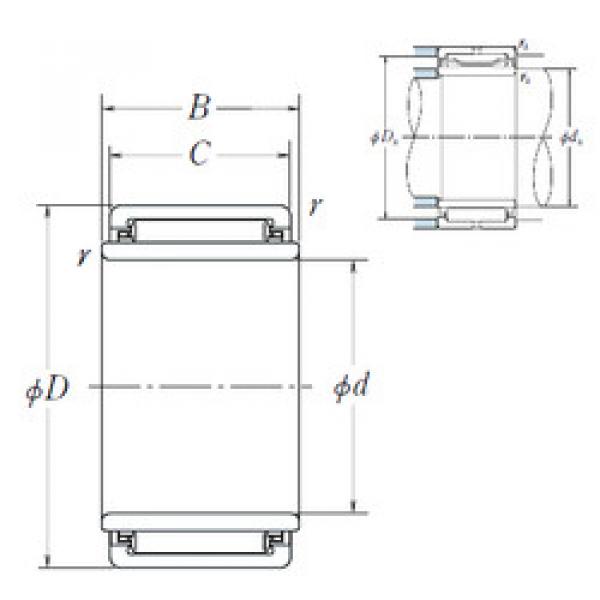 المحامل LM3025 NSK #1 image