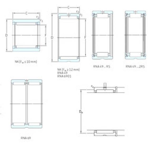 المحامل RNA6907 SKF #1 image