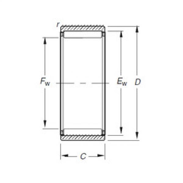 المحامل RNAO85X105X30 Timken #1 image