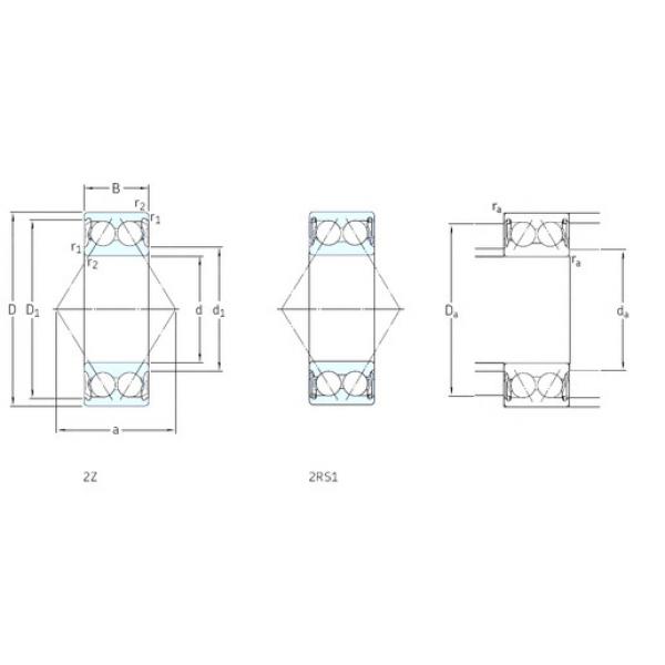 المحامل 3204A-2Z SKF #1 image