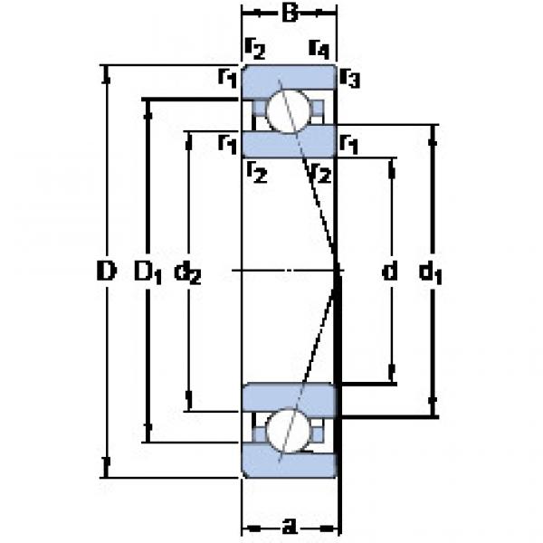 المحامل 7009 CE/P4A SKF #1 image