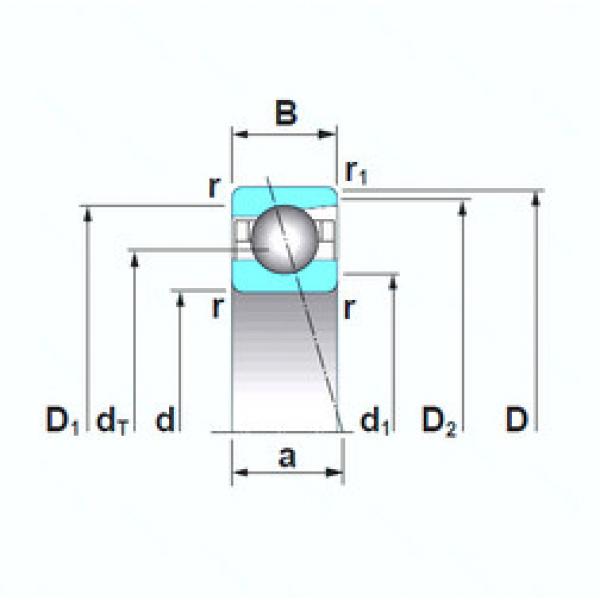 المحامل 7206A5TRSU NSK #1 image