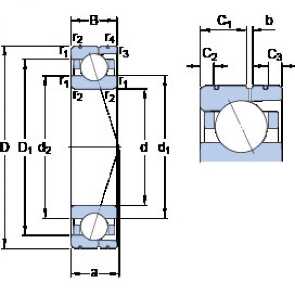 المحامل 71924 CD/P4AL SKF #1 image