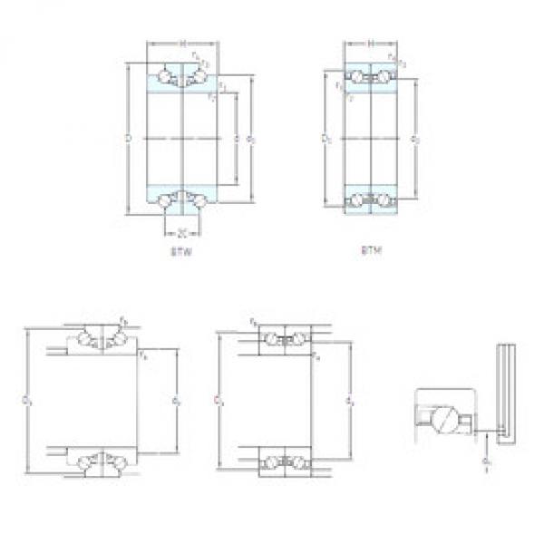 المحامل BTW 100 CTN9/SP SKF #1 image