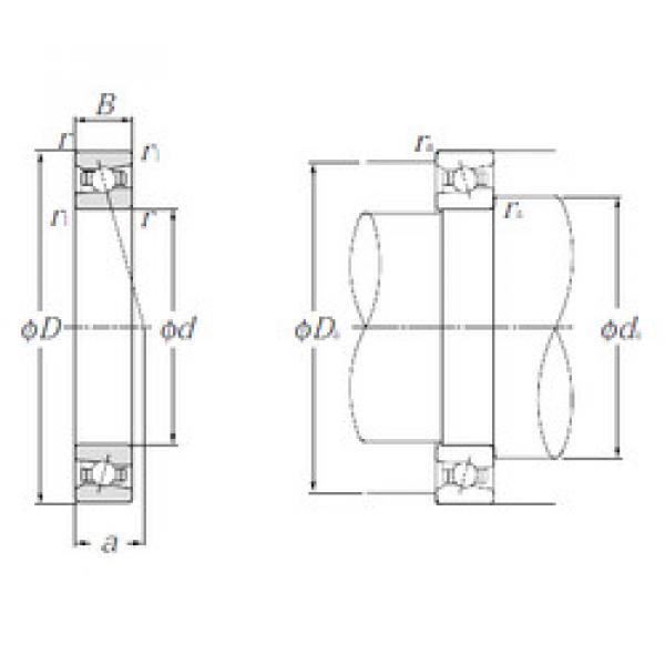 المحامل HSB019C NTN #1 image