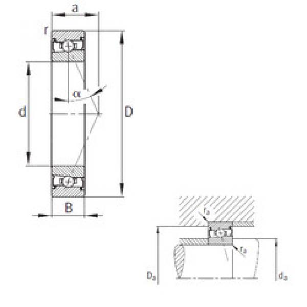 المحامل HSS71912-E-T-P4S FAG #1 image