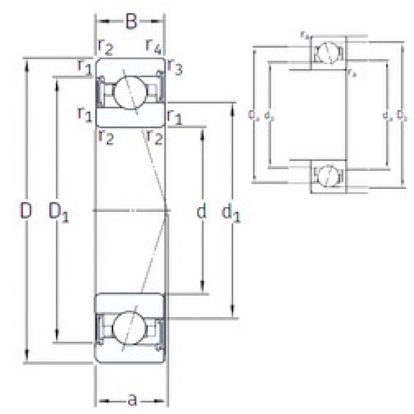 المحامل VEX 55 /S/NS 7CE3 SNFA #1 image