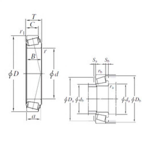 المحامل EE420801/421450 KOYO #1 image