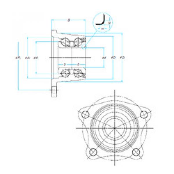 المحامل ZA-35BWK04-Y-2CA15** NSK #1 image