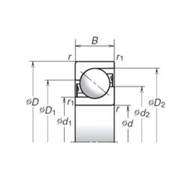 المحامل 40TAC03AT85 NSK #1 image