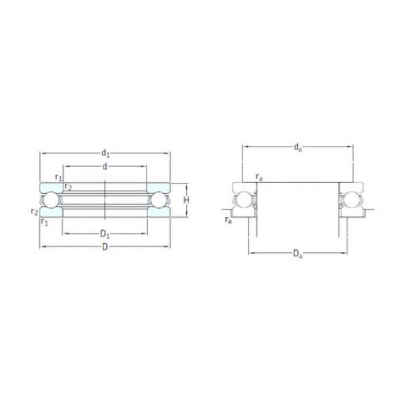 المحامل 51100 SKF #1 image