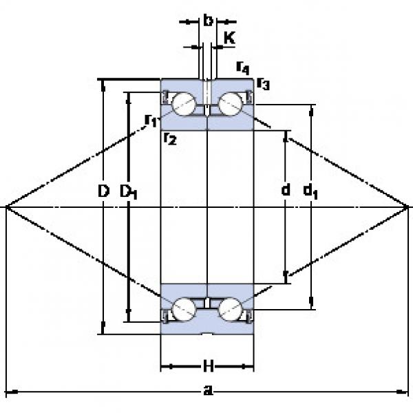 المحامل BEAS 020052-2RS SKF #1 image