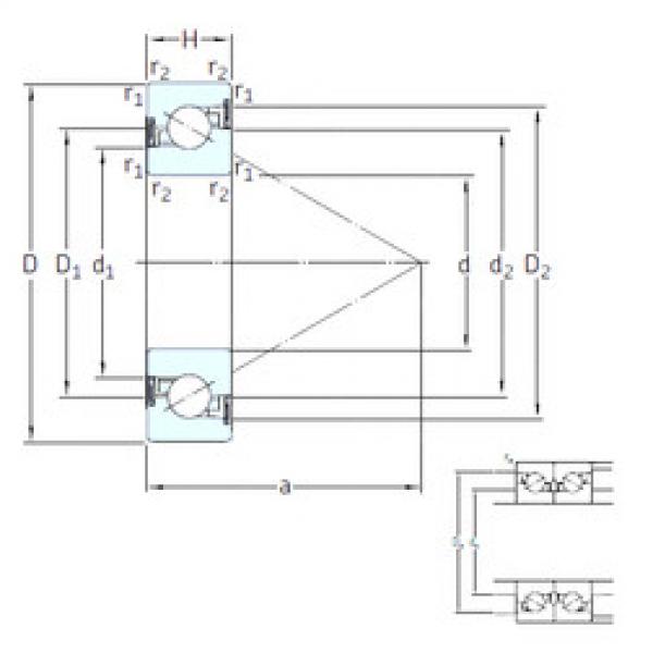 المحامل BS 245 /S 7P62U SNFA #1 image